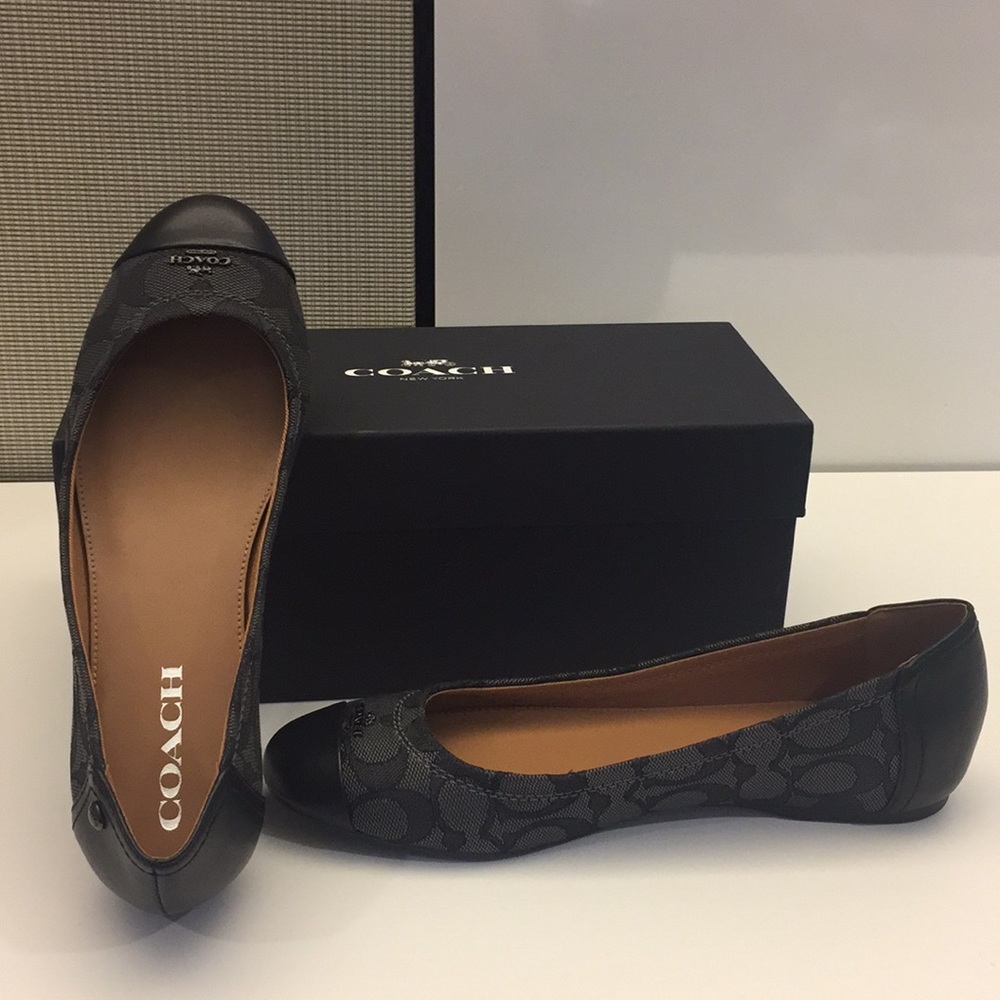 NIB Coach Chelsea Outline Women's Flats